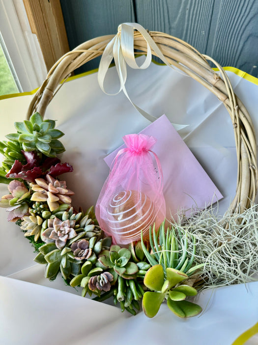 Rustic Succulent Wreaths & Centerpieces