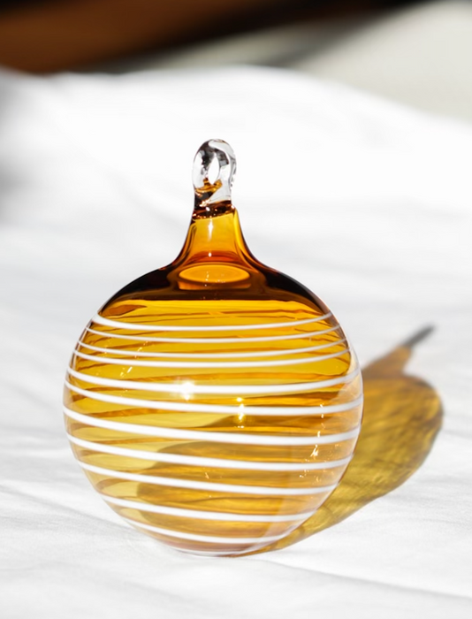 Hand Blown Glass Christmas Ornaments by Local Maui Artist