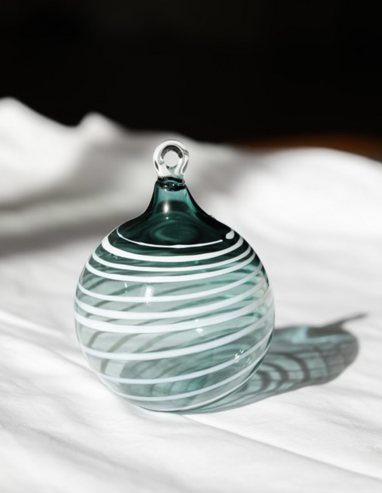 Hand Blown Glass Christmas Ornaments by Local Maui Artist