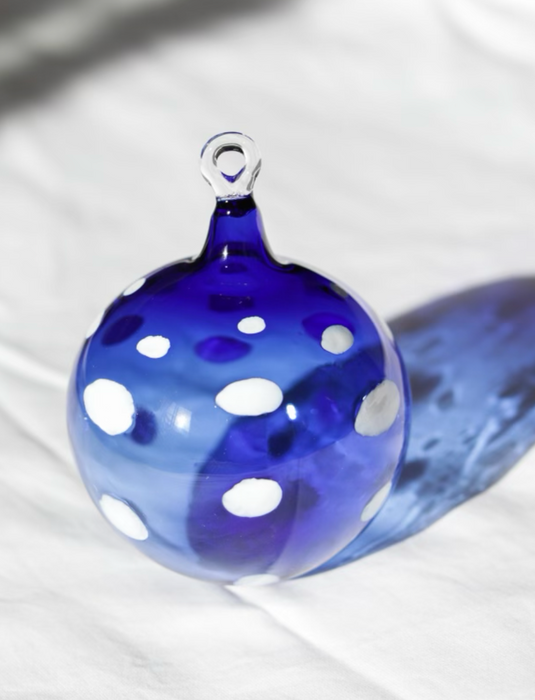 Hand Blown Glass Christmas Ornaments by Local Maui Artist