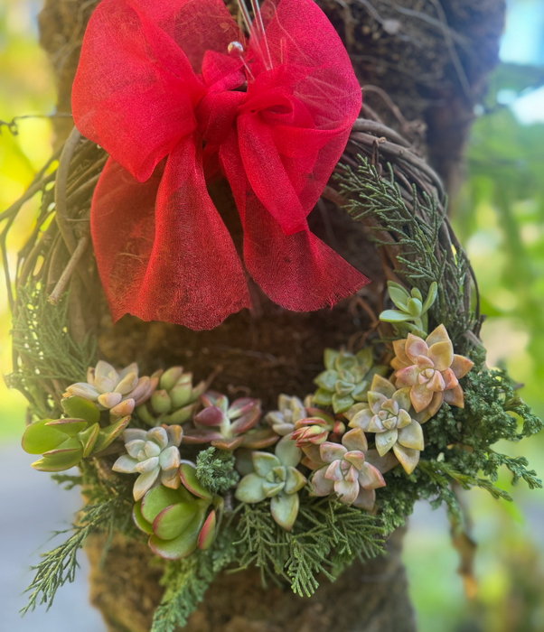 Rustic Succulent Wreaths & Centerpieces