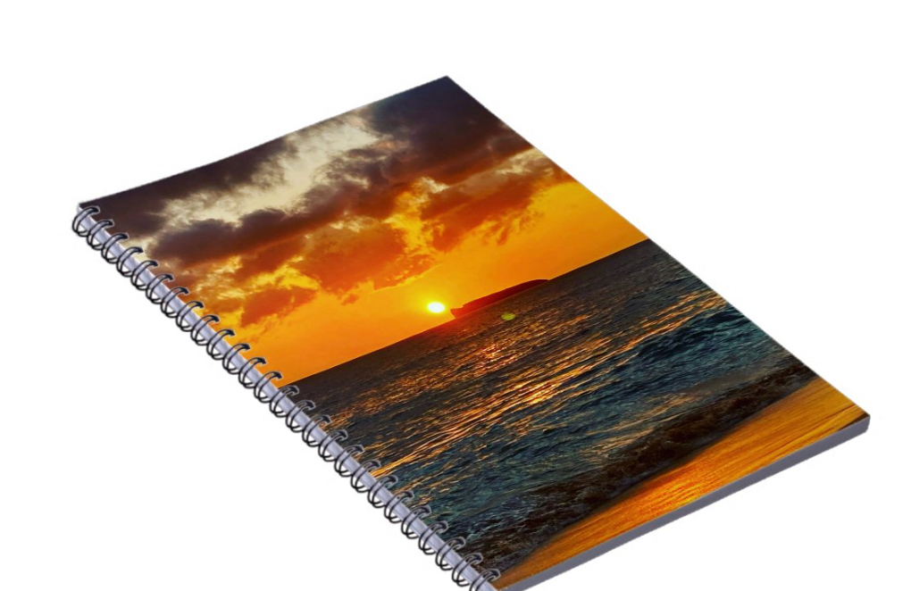 Makena Maui Spiral Keepsake Notebook