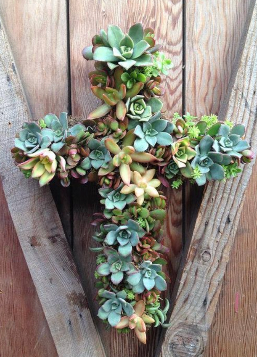 Succulent Wreaths, Cross, Heart, Round for everyday Home Decor